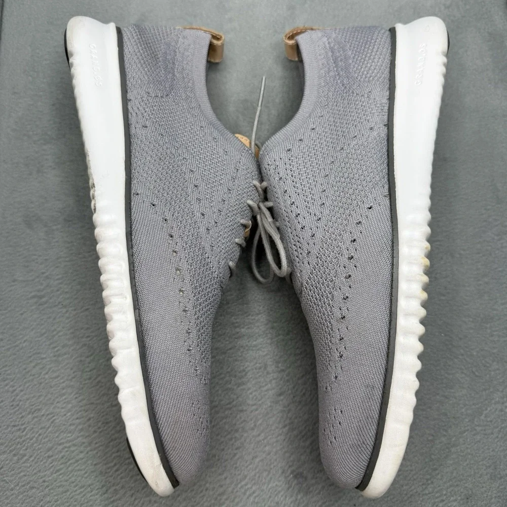 Cole Haan 2.Zerogrand Stitchlite Oxford Mens 10M Gray Knit Grand.OS